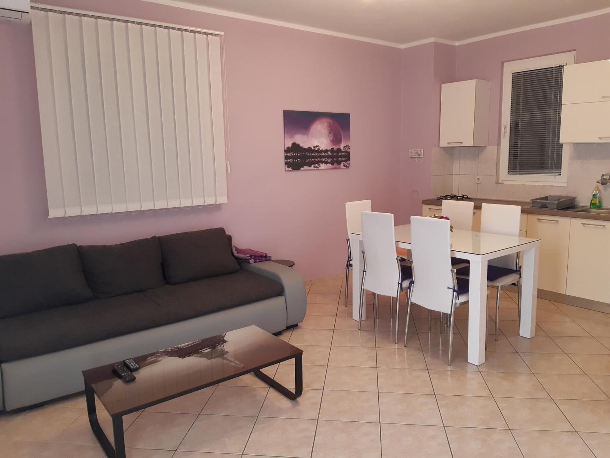 Apartments By The Sea Pag - 16100 باغ الغرفة الصورة